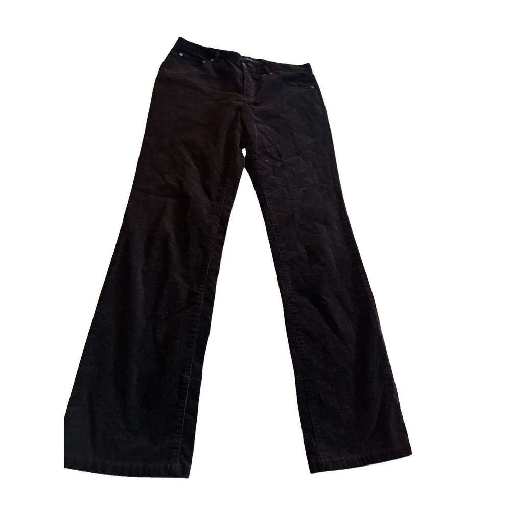 Women’s Chaps Brown Stretch Corduroy Pants Size 8